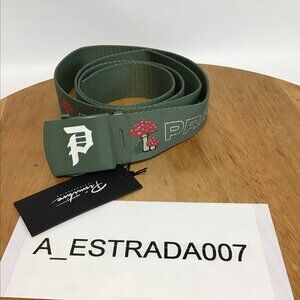 NWT PRIMITIVE Skateboards  Mushroom  Print Collector Web Belt Green OSFA
